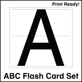 ABC Flash Cards, Kinney Brothers Publishing