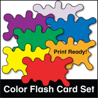 Color Flash Cards, Kinney Brothers Publishing