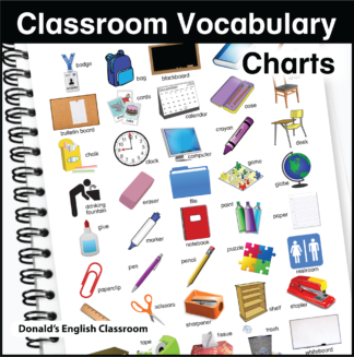 Classroom Vocabulary Charts, Kinney Brothers Publishing