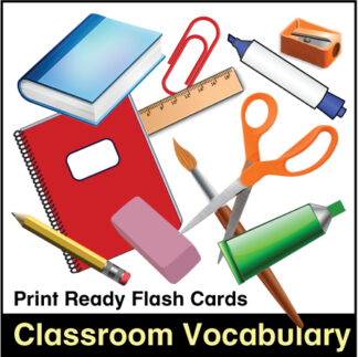 Classroom Vocabulary Flash Cards, Kinney Brothers Publishing